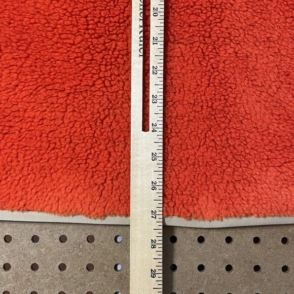 NWOT Todd Snyder Sherpa Pile Fleece Full Zip Jacket Orange Medium Men - Picture 8 of 8